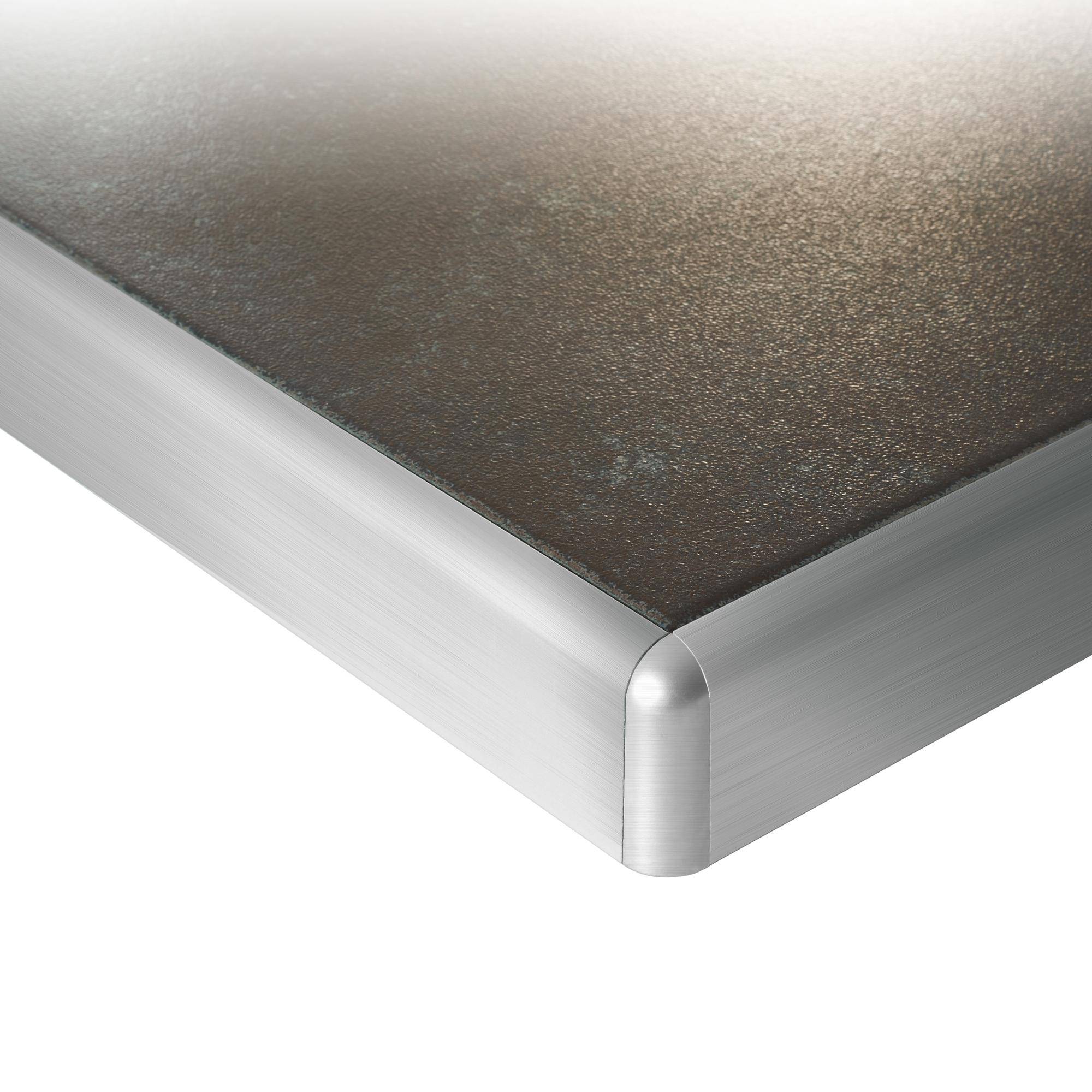 DURAL outside corner DURASTEP DP aluminium silver fine grinding 13.5mm