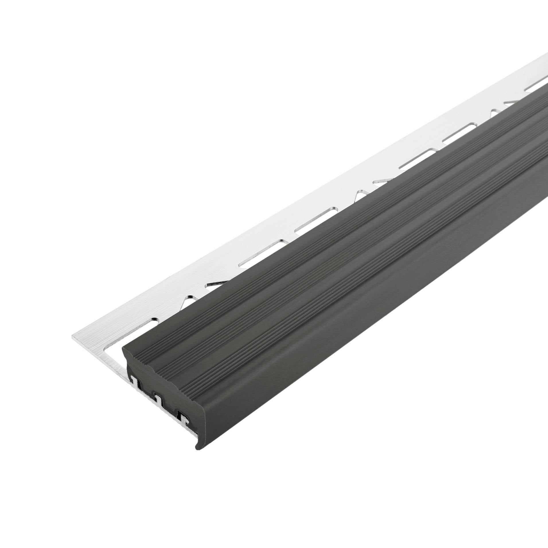 DURAL Treppenstufenprofil DURASTEP JUMBO Aluminium schwarz 9mm 250cm