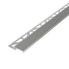 DURAL traptredeprofiel DURASTEP SOLID-L aluminium geanodiseerd zilver 9mm 300cm