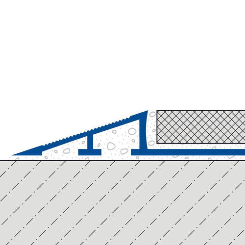 DURAL compensatieprofiel DURATRANS aluminium geanodiseerd zilver 11mm 250cm