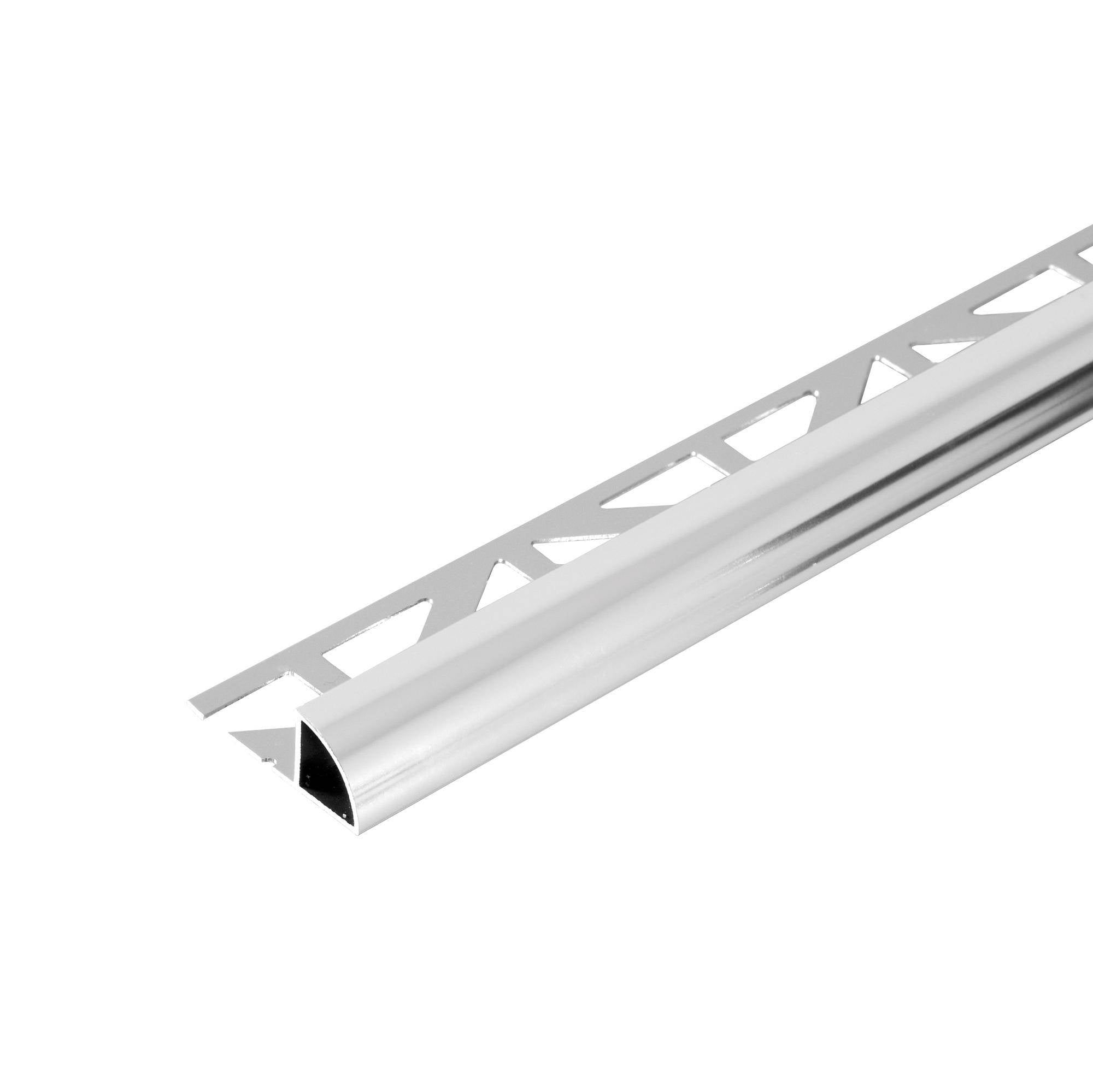 DURAL Viertelkreisprofil DURONDELL Aluminium hochglanzeloxiert silber 300cm