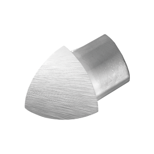 Außenecke DURONDELL Metalldruckguss hochglänzend gebürstet silber 10mm