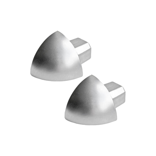 Außenecke DURONDELL Metalldruckguss silber matt 11mm