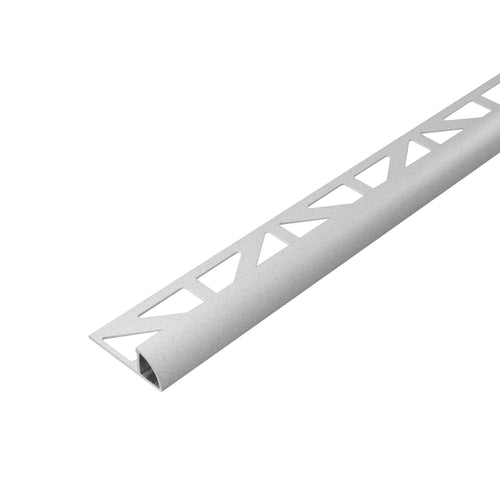 DURAL kwartcirkelprofiel DURONDELL aluminium gepoedercoat Salt'n'pepper wit 488mm 250cm