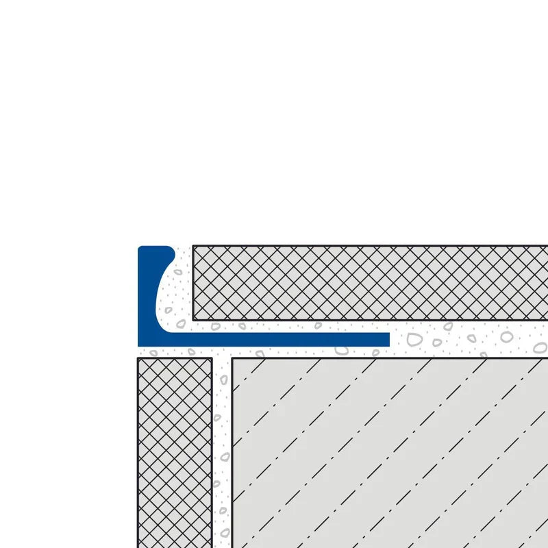 DURAL hoekprofiel DUROSOL aluminium gepoedercoat antraciet 7mm 250cm