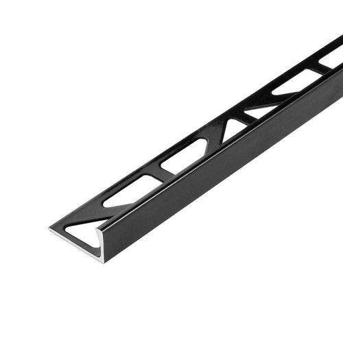 DURAL angle profile DUROSOL aluminum powder coated black 8mm 300cm