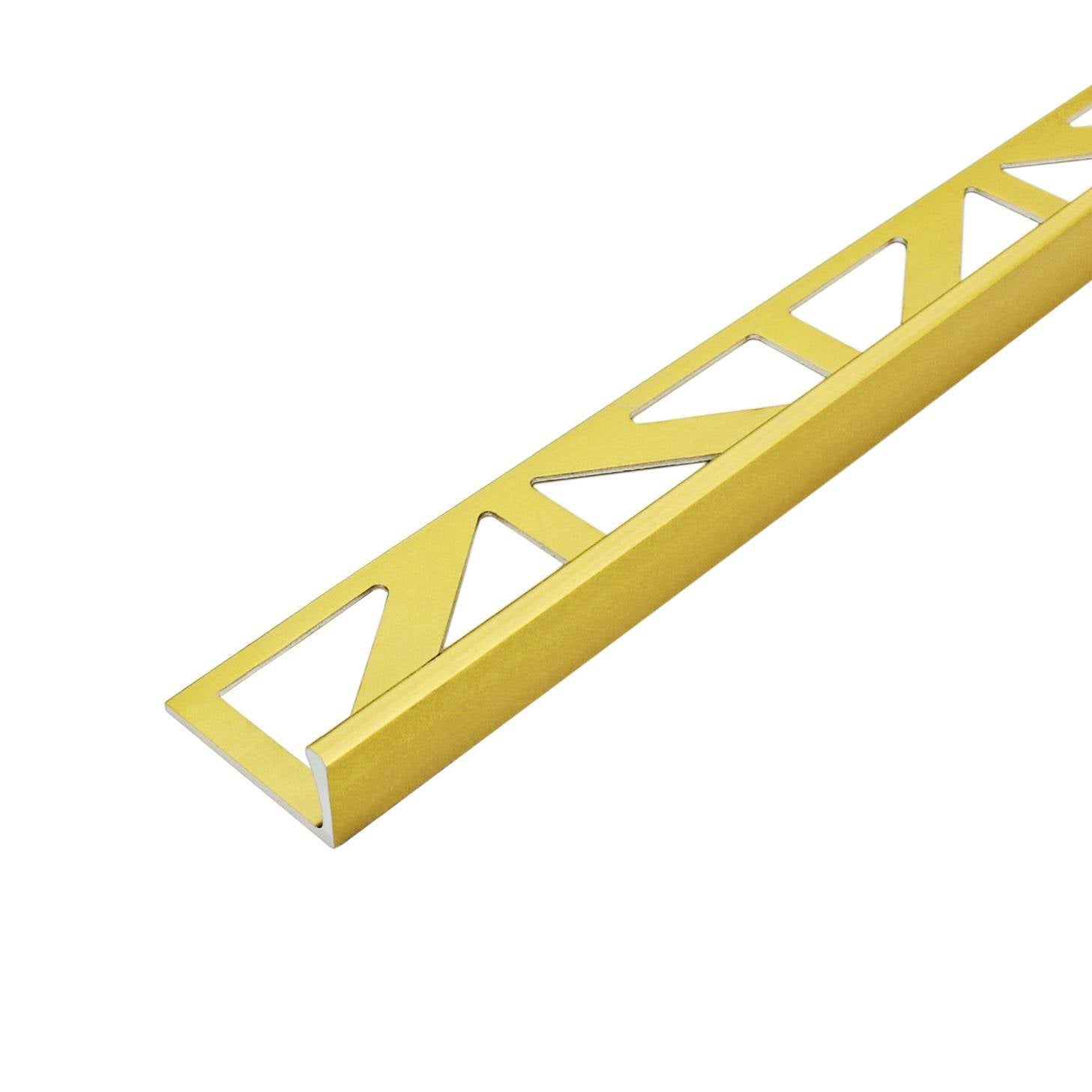 DURAL angle profile DUROSOL aluminum anodized gold 15mm 250cm