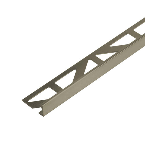 DURAL angle profile DUROSOL aluminum anodized titanium 8mm 250cm