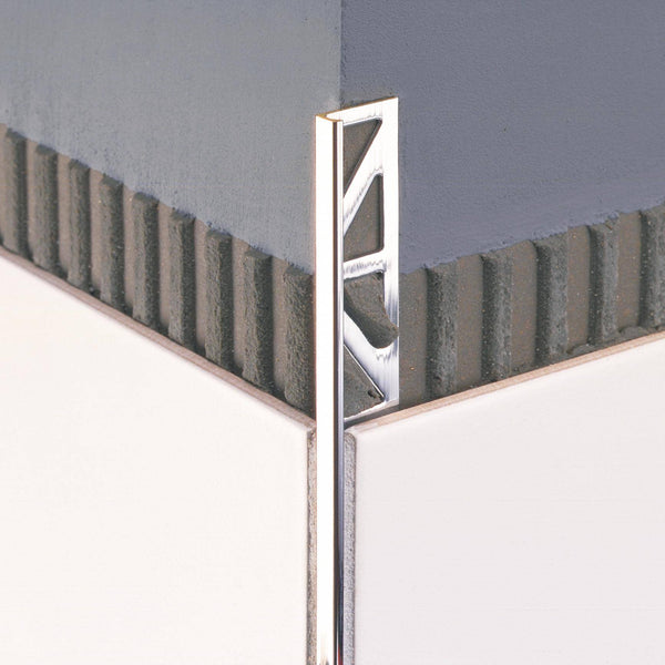 DURAL angle profile DUROSOL brass chrome-plated 12.5mm 250cm