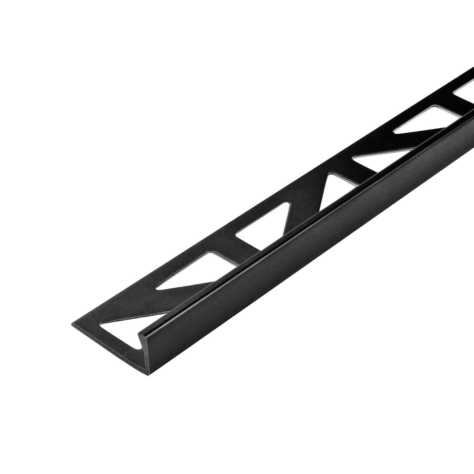 DURAL angle profile DUROSOL PVC black glossy 6mm 250cm