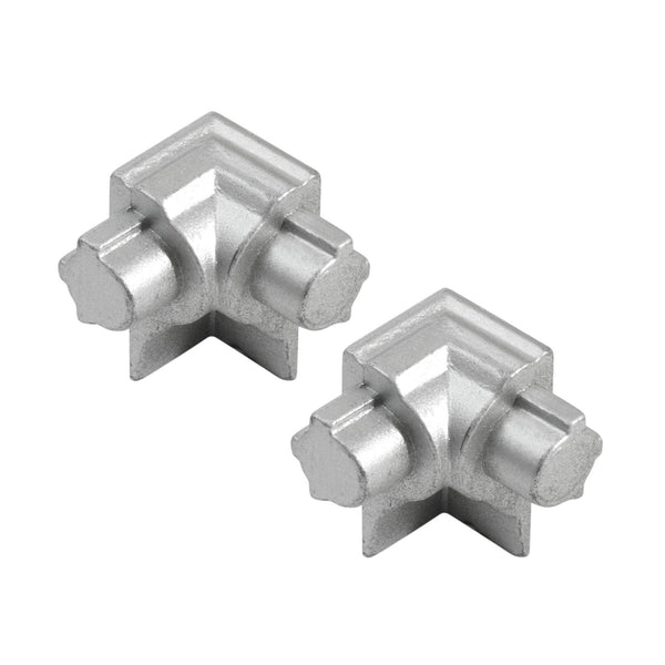 DURAL inside corner FLORENTOSTEP metal die-cast silver 13.5mm