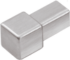 FLIESENEXPERT 24 inside and outside corner LARGO CANTO die-cast metal brushed 11mm