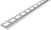 TEGEL EXPERT 24 vierkant profiel LARGO CANTO aluminium geanodiseerd zilver 12,5 mm 250 cm