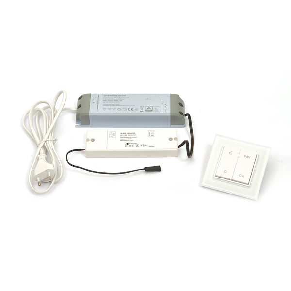 DURAL LED connection set for LED "Emotion" for 1 receiver LED-SET EMOTION W Aluminium