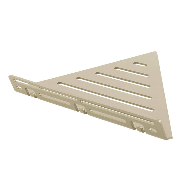 DURAL hoekplank met reling TI-SHELF LINE aluminium structuur gecoat zand 32mm