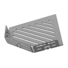 DURAL hoekplank met reling TI-SHELF LINE aluminium structuur gecoat betongrijs RAL 0006500 32mm