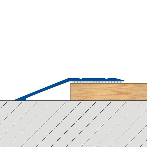 DURAL adjustment profile LP-TRANS aluminum anodized silver 6-10mmmm 270cm