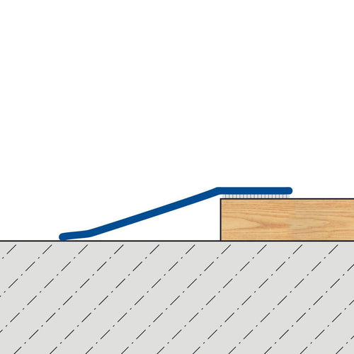 DURAL adjustment profile LP-TRANS stainless steel (V2A/304) natural 45642mm 270cm