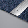 DURAL transition profile drilled MAXIFLOOR aluminium anodised silver 100cm