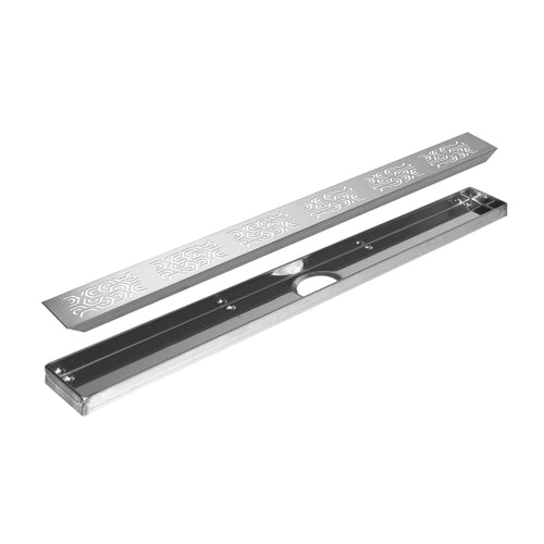 DURAL drain channel Penta MYVARIO-LINE stainless steel (V2A/304) brushed 80cm