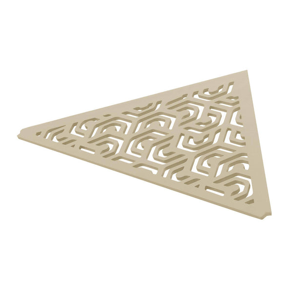 DURAL hoekplank TI-SHELF PENTA aluminium structuur gecoat zand