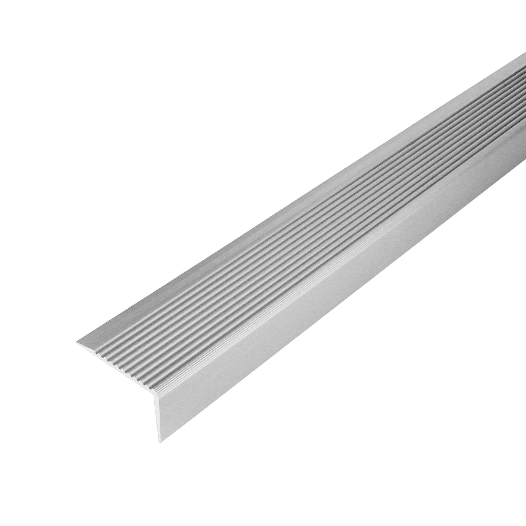 DURAL Treppenstufenprofil ungebohrt PROTECT Aluminium eloxiert silber 20mm 270cm