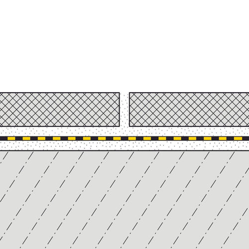 DURAL afdichtingsmembraan zelfklevend DURABASE WS geel 10 lopende meter