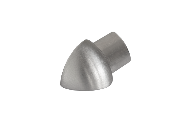 FLIESENEXPERT 24 outside corner RONDI RO die-cast metal brushed 12.5mm