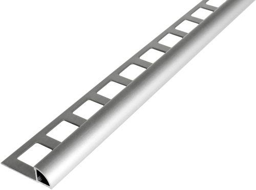Viertelkreisprofil RONDI RO Aluminium eloxiert silber 12,5mm 250cm