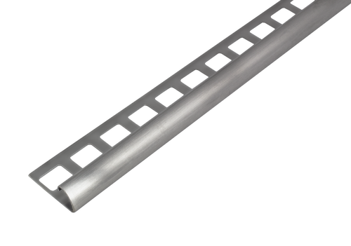 Viertelkreisprofil RONDI RO Edelstahl (V2A/304) gebürstet 11mm 250cm