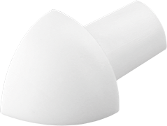 FLIESENEXPERT 24 outside corner RONDI ROG PVC white 6mm