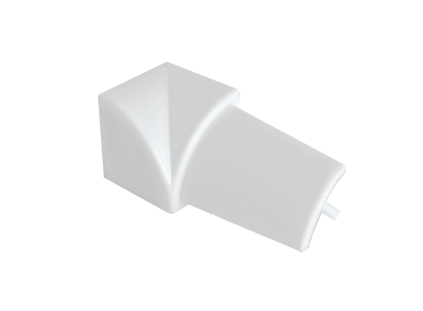 FLIESENEXPERT 24 inside corner RONDI ROG PVC white 12.5mm