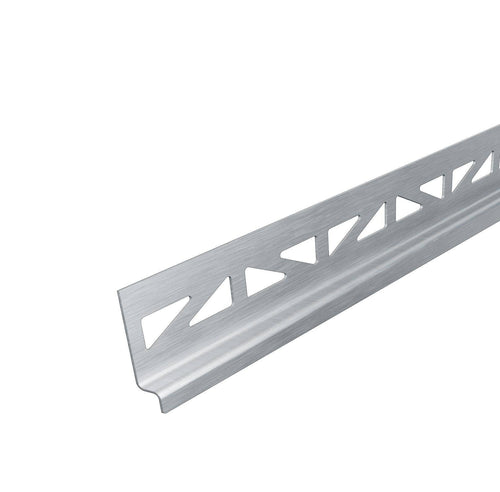 DURAL wandaansluiting afschotwig rechts (in de richting van de goot) SHOWER-GK TEGEL RVS (V2A/304) geborsteld 12,5mm 148cm