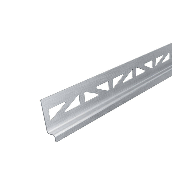 DURAL wall connection gradient wedge left (looking towards the gutter) SHOWER-GK TILE stainless steel (V2A/304) brushed 10mm 200cm