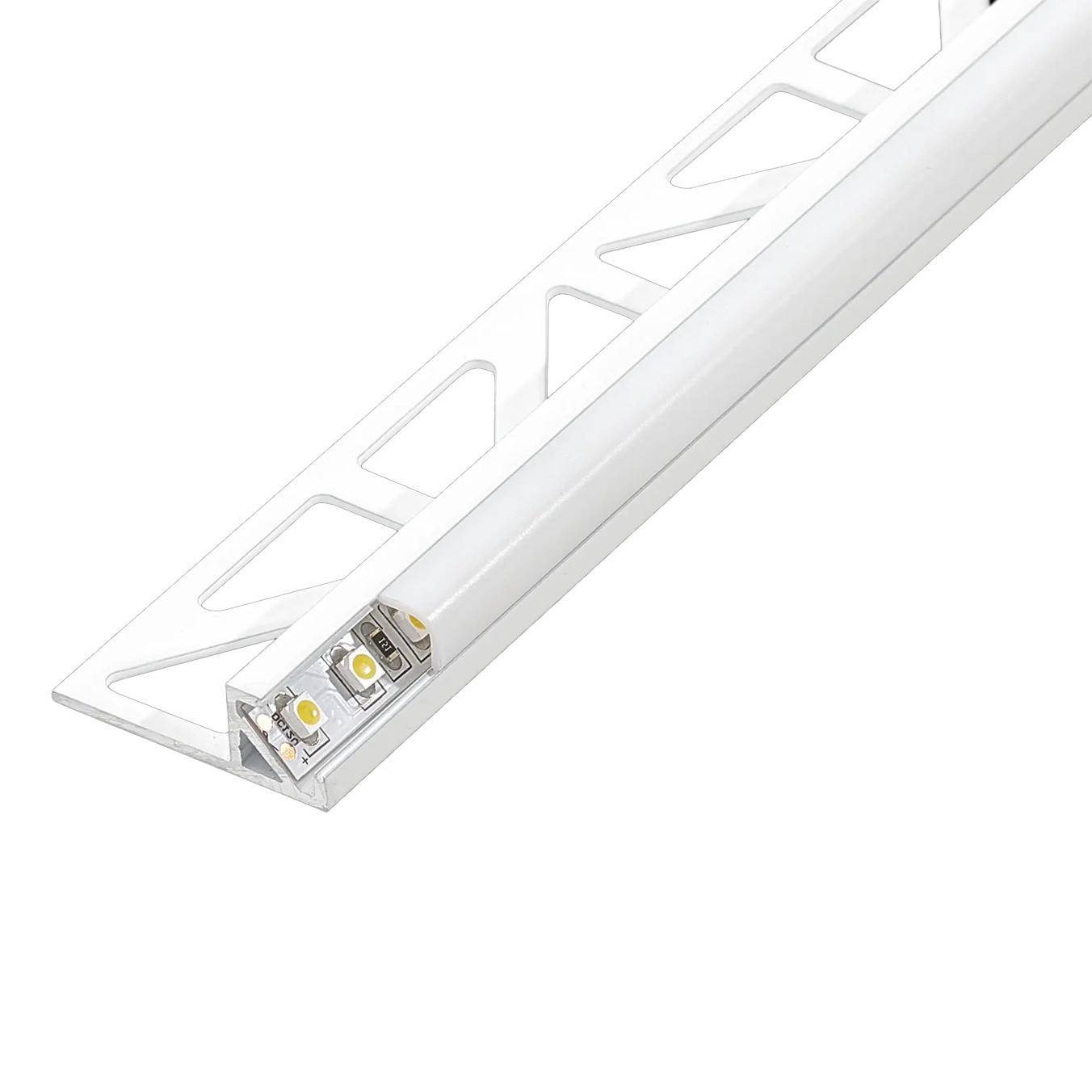 DURAL LED-Basisprofil SQUARELINE LED Kunststoff weiß pulverbeschichtet 11mm 250cm