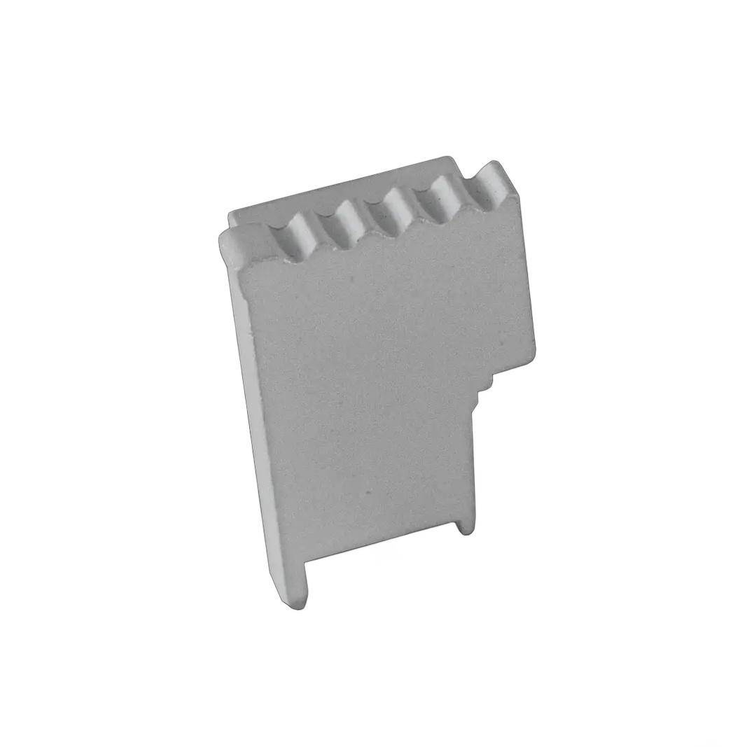 DURAL end cap end cap left/right SQUARESTEP LED aluminum anodized silver 11mm