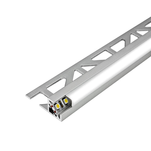 DURAL LED base profile SQUARELINE LED aluminum anodized silver 11mm 250cm