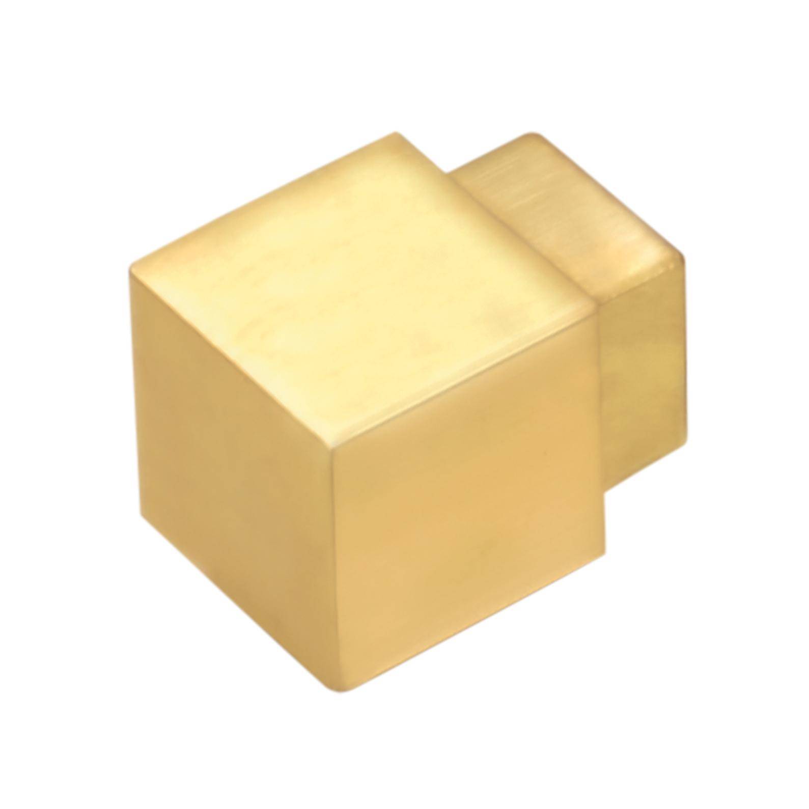 DURAL Innen- und Außenecke SQUARELINE Aluminium hochglanzeloxiert gold 7mm