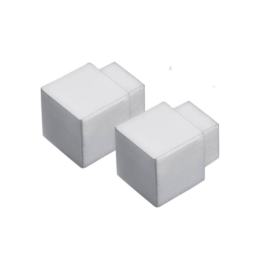 DURAL inside and outside corner SQUARELINE metal die-cast silver matt 11mm