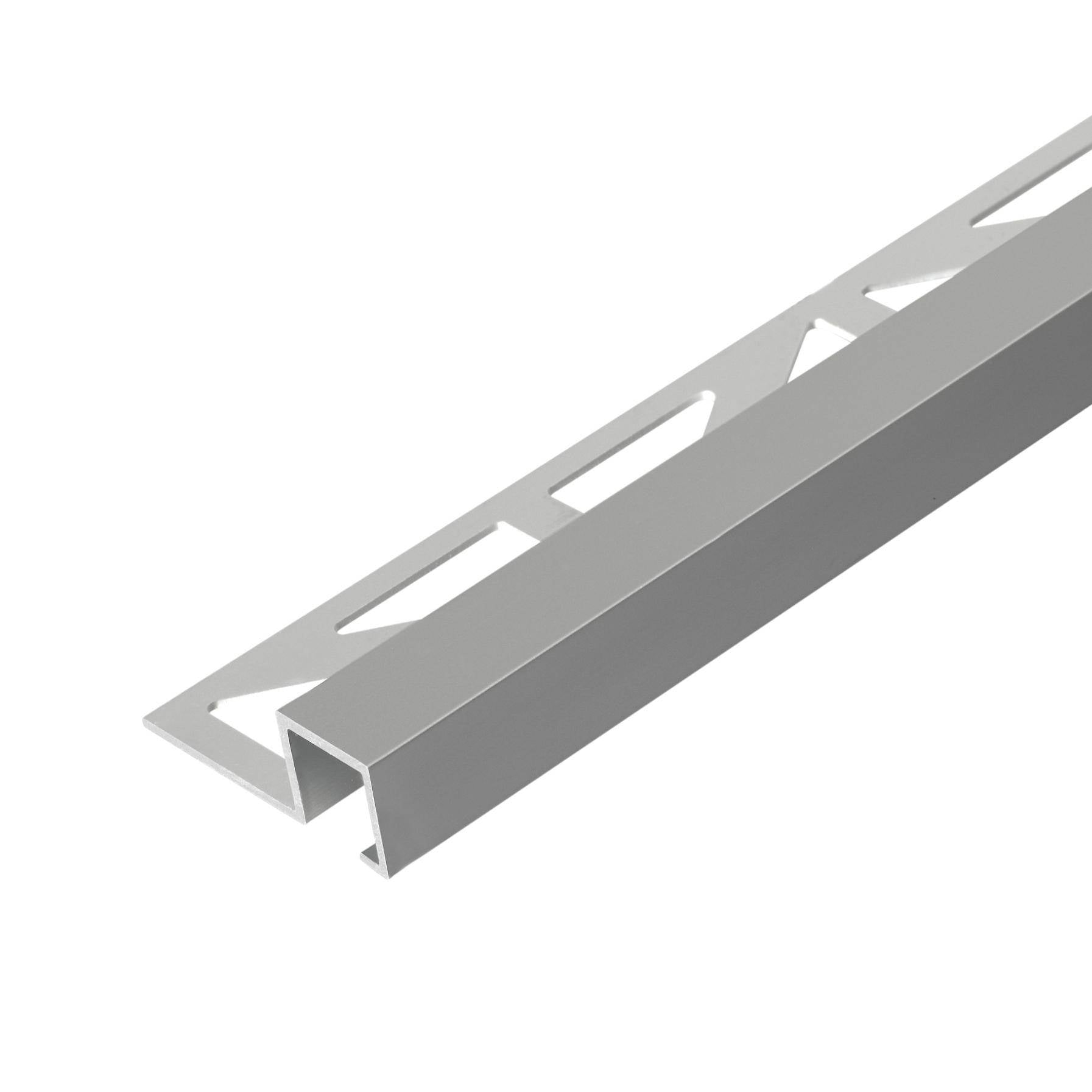 DURAL end profile SQUARELINE aluminium natural 9mm 250cm