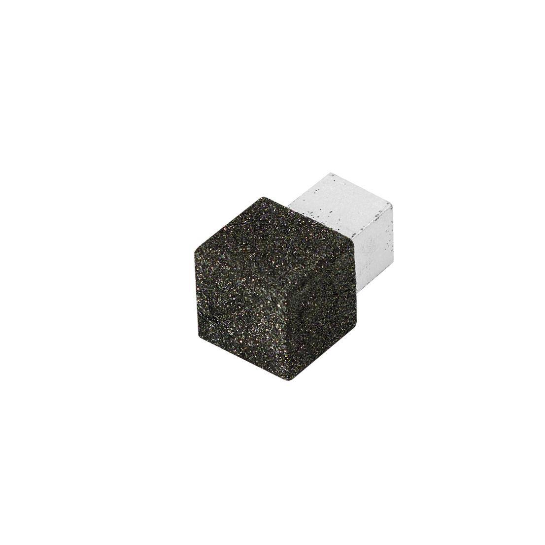 DURAL inside and outside corner SQUARELINE aluminium structured coated anthracite 11mm