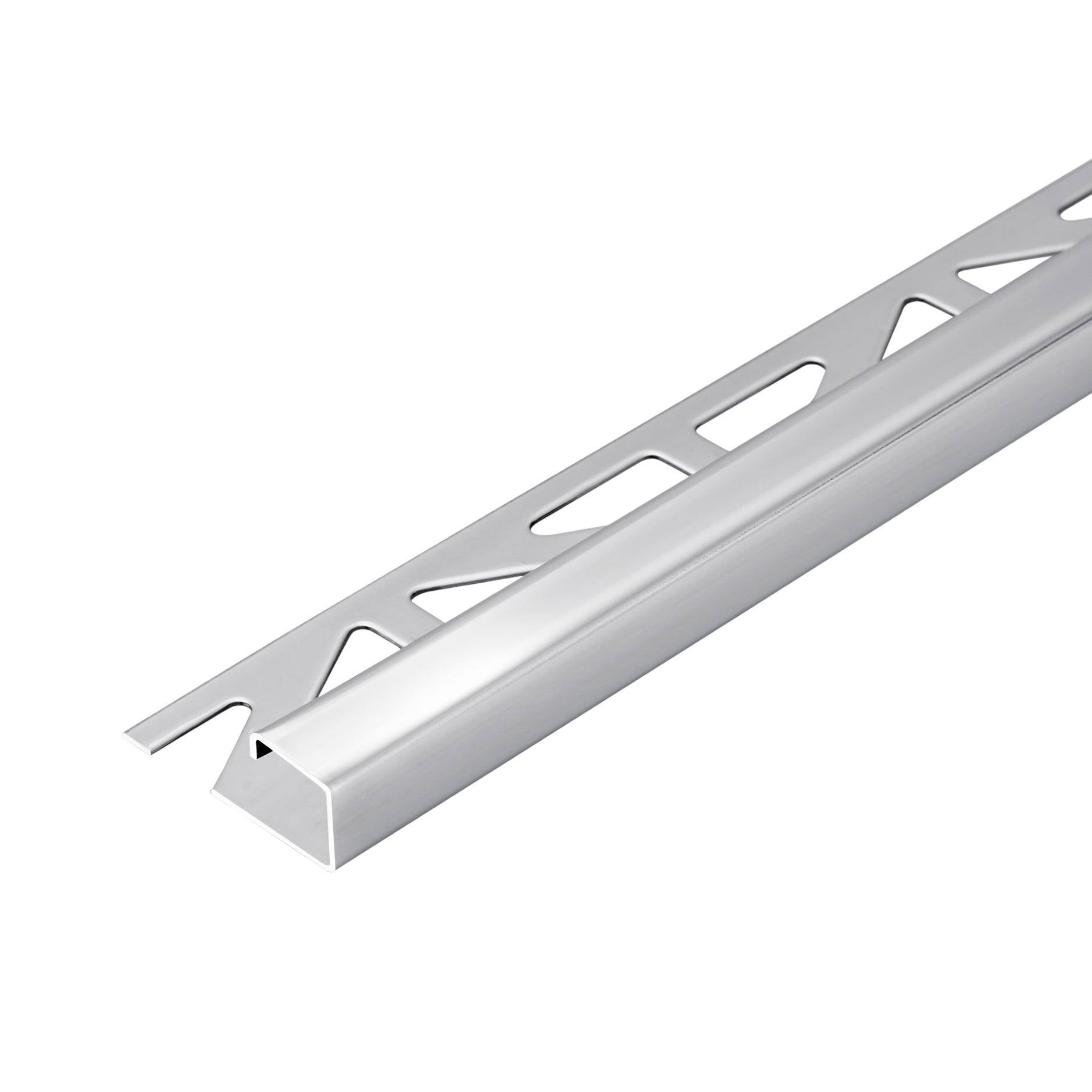 DURAL Abschlussprofil SQUARELINE Edelstahl (V2A/304) hochglänzend 9mm 300cm