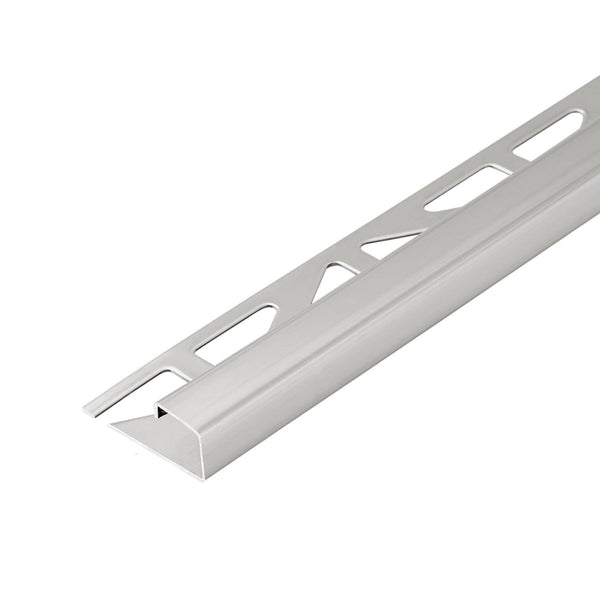 DURAL end profile SQUARELINE stainless steel (V2A/304) natural 11mm 250cm