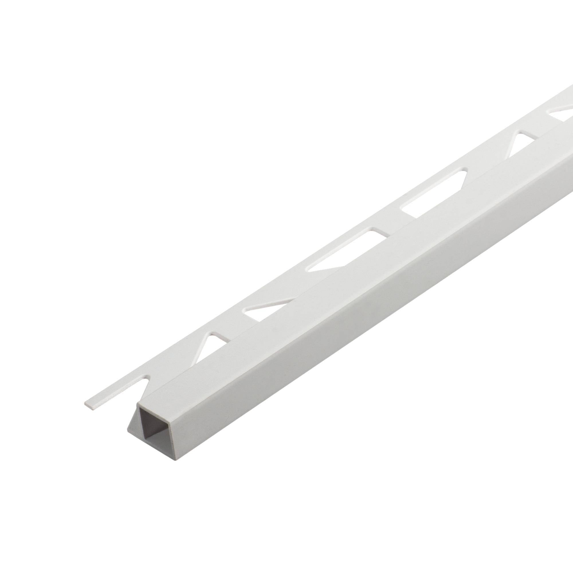 DURAL square profile SQUARELINE PVC white 7mm 250cm