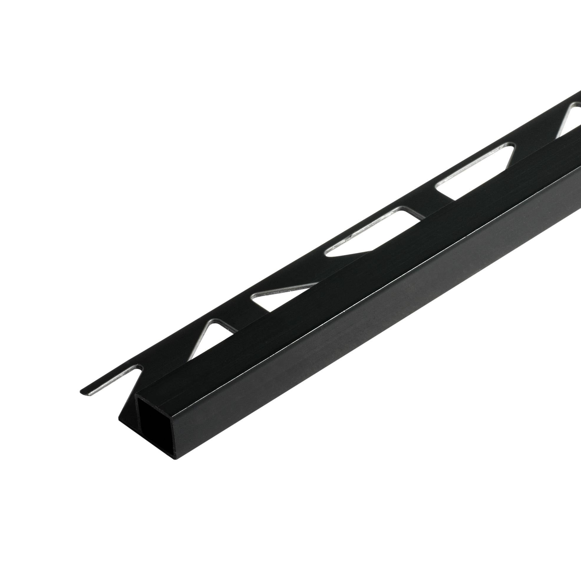 DURAL square profile SQUARELINE PVC black 11mm 250cm