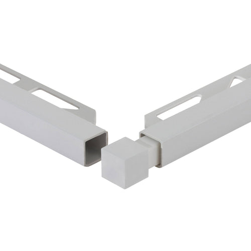 DURAL Innen- und Außenecke SQUARELINE PVC silbergrau 7mm