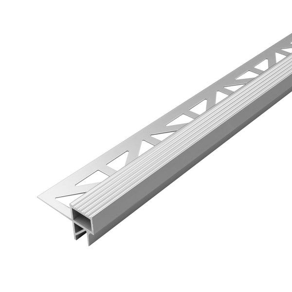 Basisprofil SQUARESTEP LED Aluminium eloxiert silber 11mm 250cm