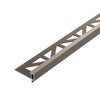 DURAL trapprofiel SQUARESTEP aluminium geanodiseerd titanium 9mm 250cm