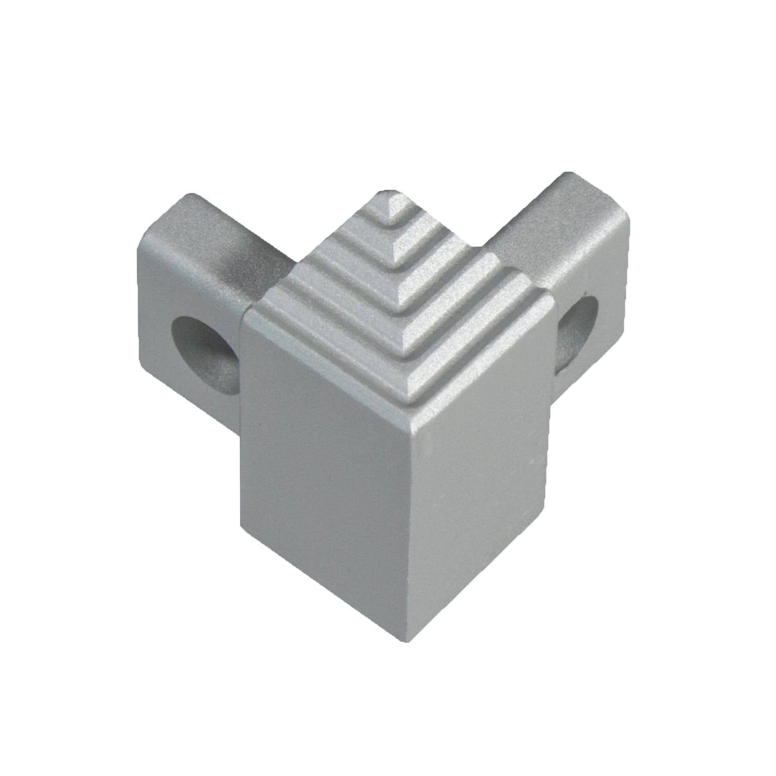 DURAL outside corner SQUARESTEP aluminium anodised silver 11mm