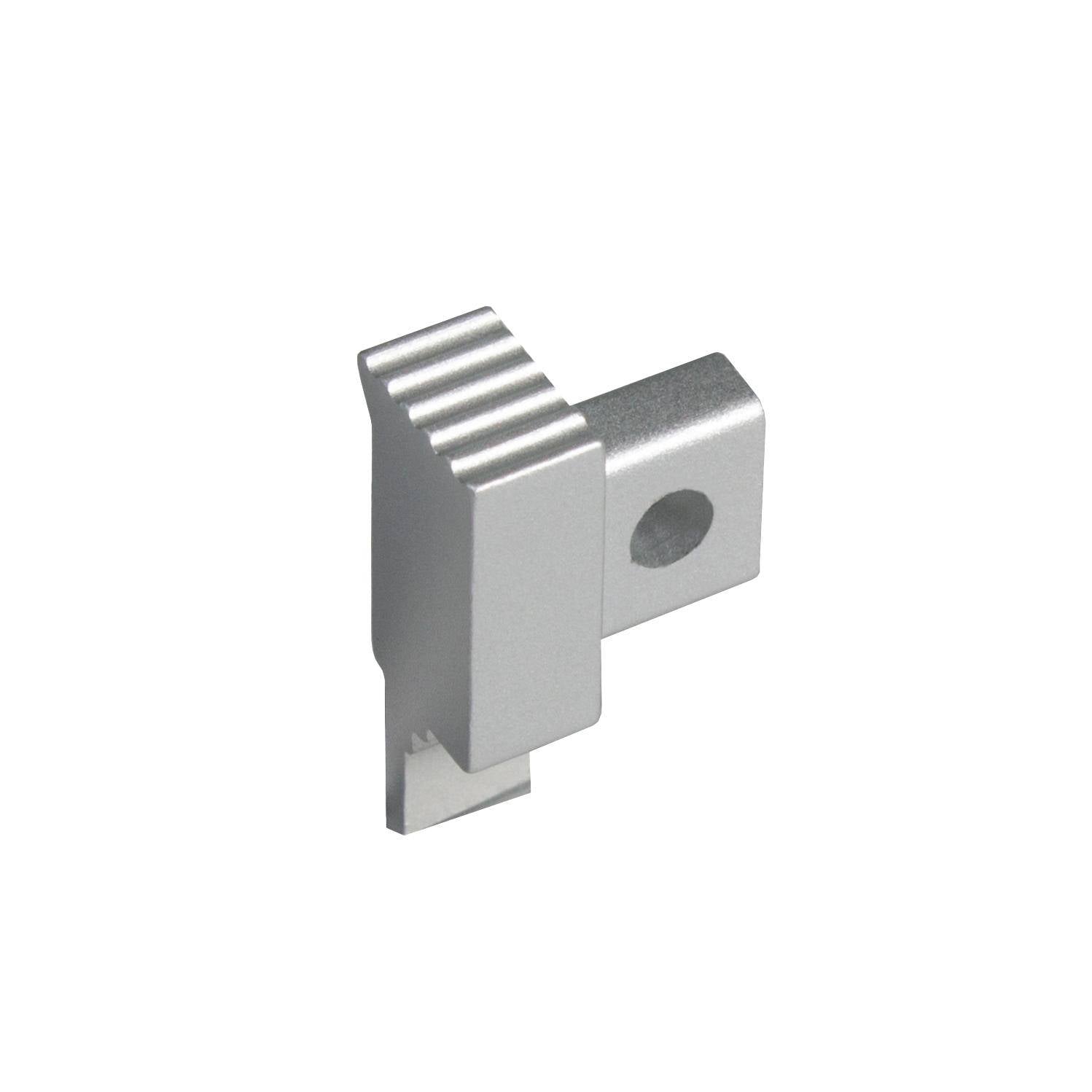 DURAL end cap end cap left/right SQUARESTEP aluminium anodised silver 9mm